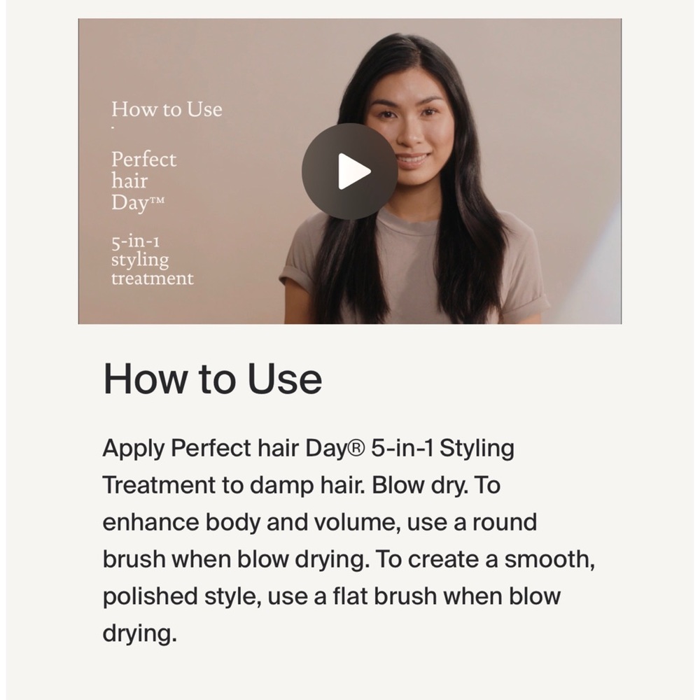 new Living Proof 𖤐 Perfect Hair Day™ 5-in-1 Styling Treatment 𖤐 Luxury Travel - Picture 11 of 16